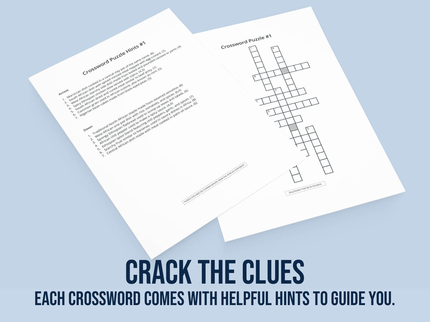 Crosswords | Lively Africa | College Notes Pack